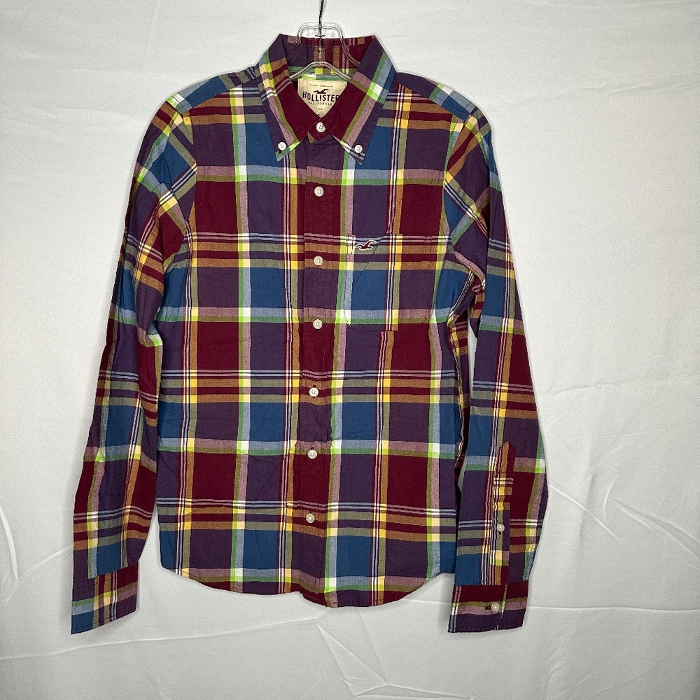 Hollister Plaid Button Down Top